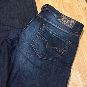 Diesel Men's Deep Indigo Straight Jeans